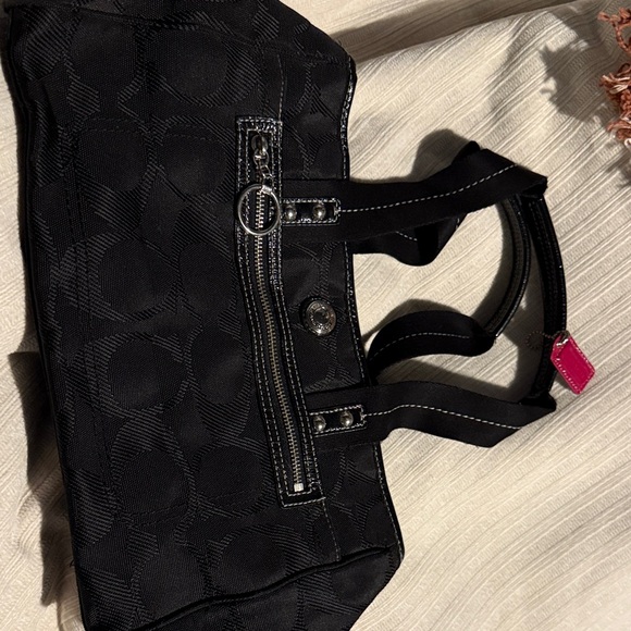 Coach Black Signature Tote Bag - Picture 1 of 12